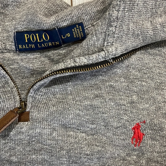 POLO RALPH LAUREN 1/4 zip - Picture 2 of 3